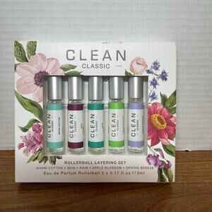 CLEAN CLASSIC Rollerball Layering Set - 5 Mini Fragrances